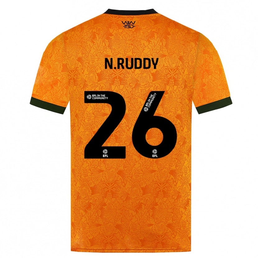 Danxen Damen John Ruddy #26 Orange Schwarz Heimtrikot Trikot 2026/27 T-Shirt Schweiz