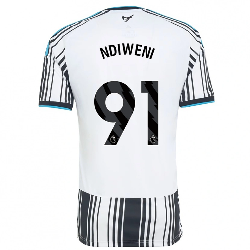 Danxen Damen Ethan Ndiweni #91 Himmelsblau Schwarz Weiß Heimtrikot Trikot 2026/27 T-Shirt Schweiz