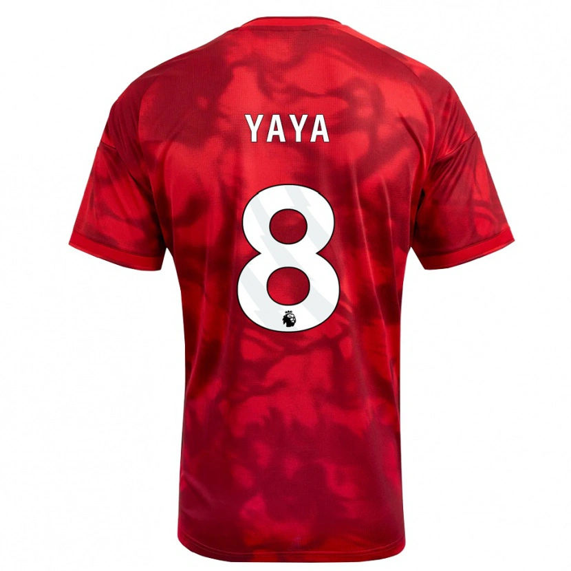 Danxen Damen Cherif Yaya #8 Karmesin Weiß Heimtrikot Trikot 2026/27 T-Shirt Schweiz