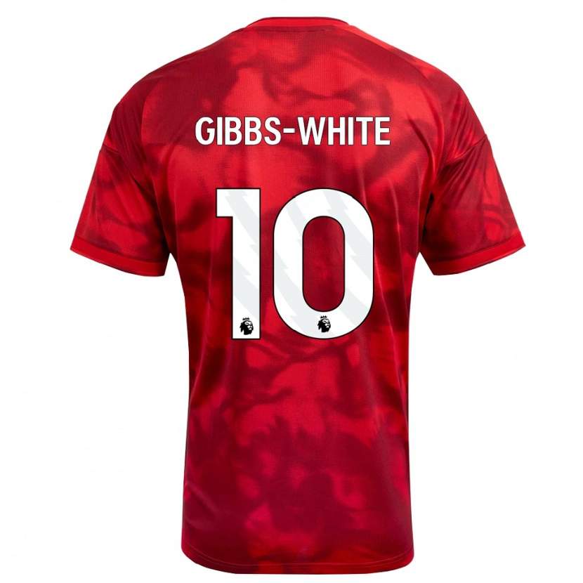 Danxen Damen Morgan Gibbs-White #10 Karmesin Weiß Heimtrikot Trikot 2026/27 T-Shirt Schweiz