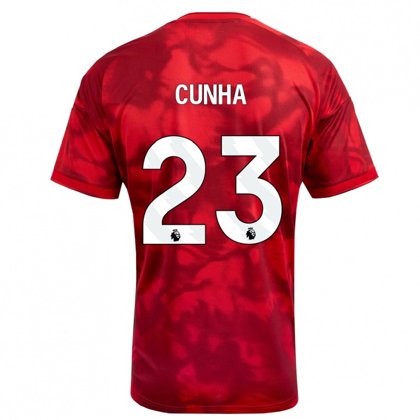 Danxen Damen Jair Cunha #23 Karmesin Weiß Heimtrikot Trikot 2026/27 T-Shirt Schweiz