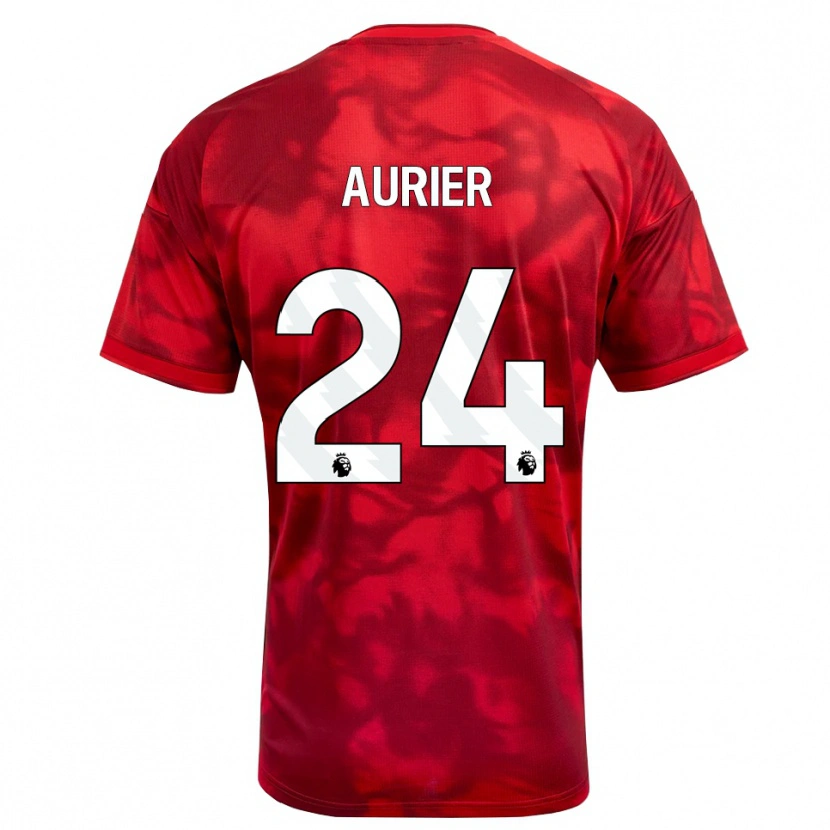 Danxen Damen Serge Aurier #24 Karmesin Weiß Heimtrikot Trikot 2026/27 T-Shirt Schweiz