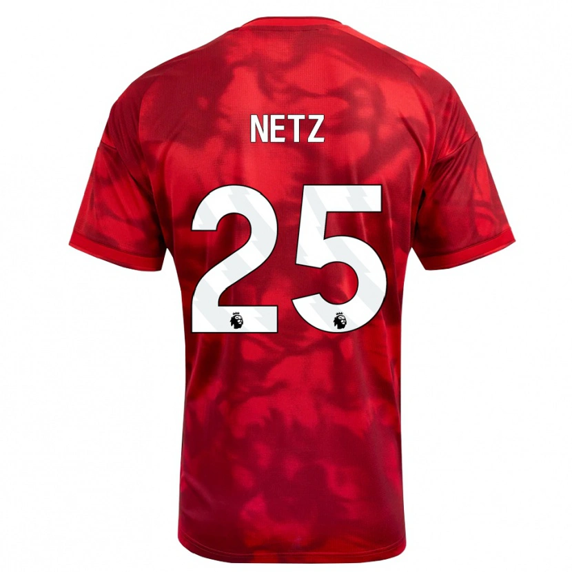 Danxen Damen Luca Netz #25 Karmesin Weiß Heimtrikot Trikot 2026/27 T-Shirt Schweiz