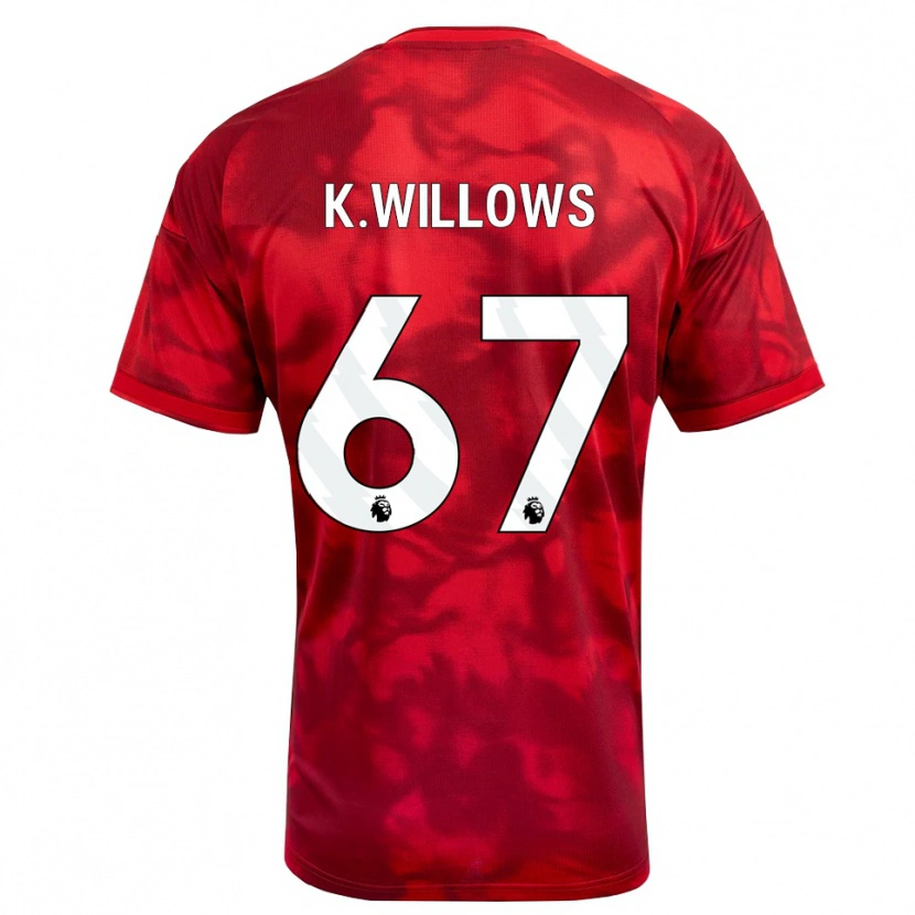 Danxen Damen Keehan Willows #67 Karmesin Weiß Heimtrikot Trikot 2026/27 T-Shirt Schweiz