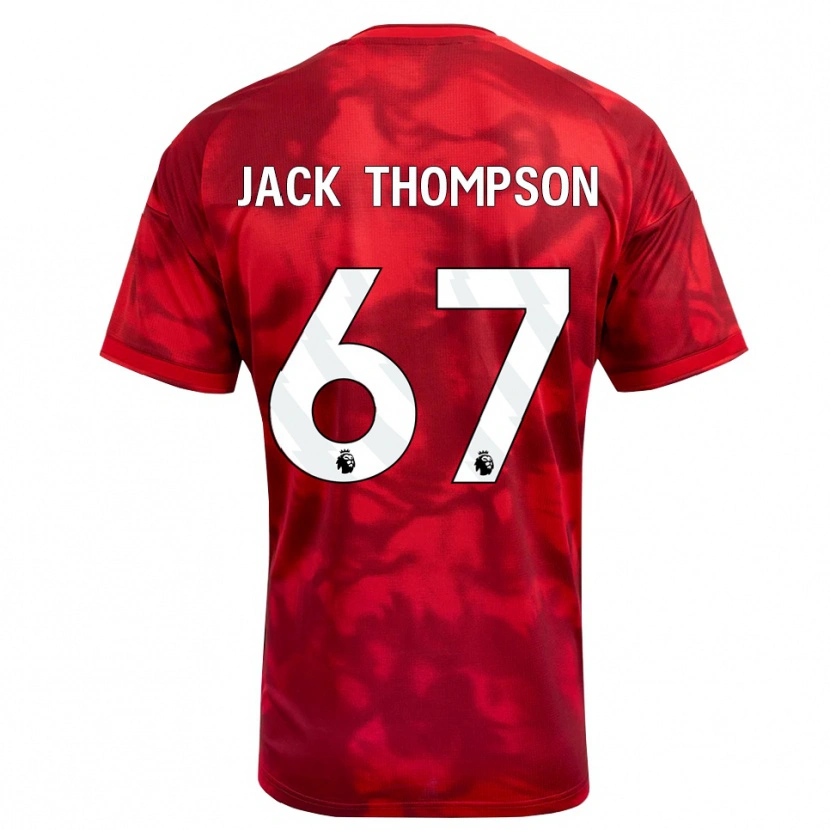Danxen Damen Jack Thompson #67 Karmesin Weiß Heimtrikot Trikot 2026/27 T-Shirt Schweiz