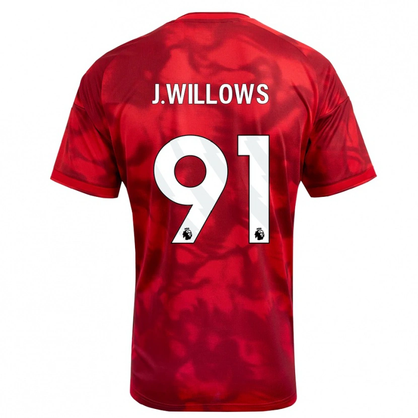 Danxen Damen Jordan Willows #91 Karmesin Weiß Heimtrikot Trikot 2026/27 T-Shirt Schweiz
