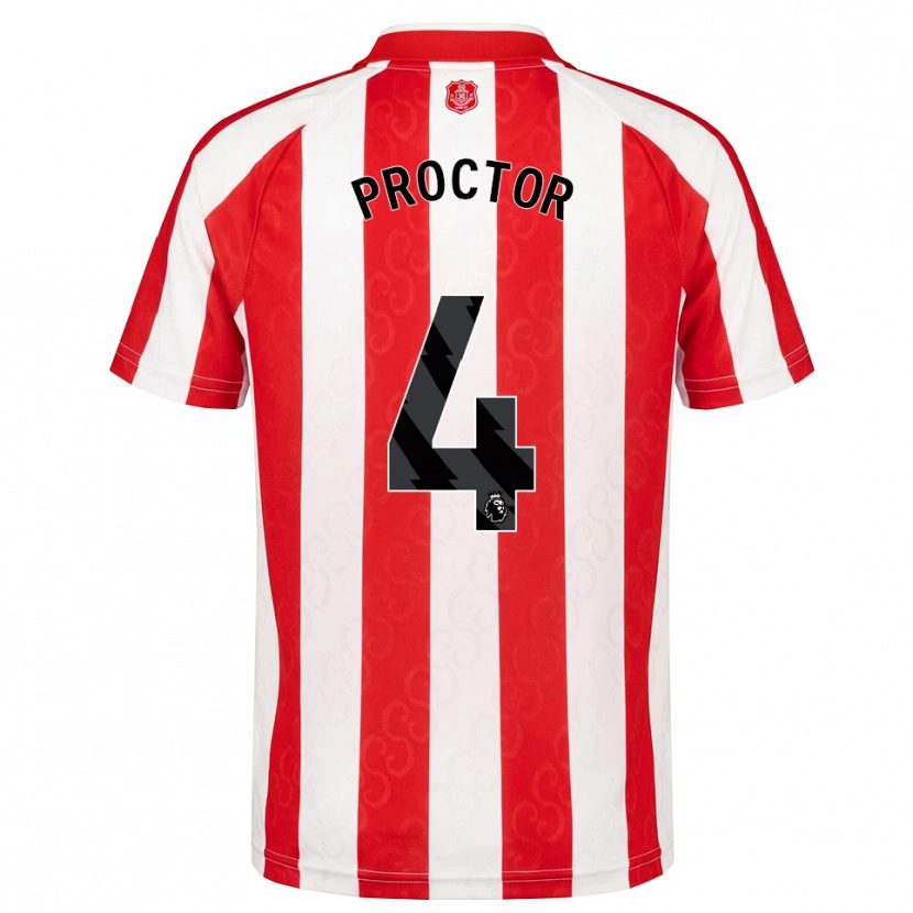 Danxen Damen Tom Proctor #4 Rot Weiß Schwarz Heimtrikot Trikot 2026/27 T-Shirt Schweiz