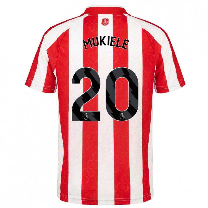 Danxen Damen Nordi Mukiele #20 Rot Weiß Schwarz Heimtrikot Trikot 2026/27 T-Shirt Schweiz