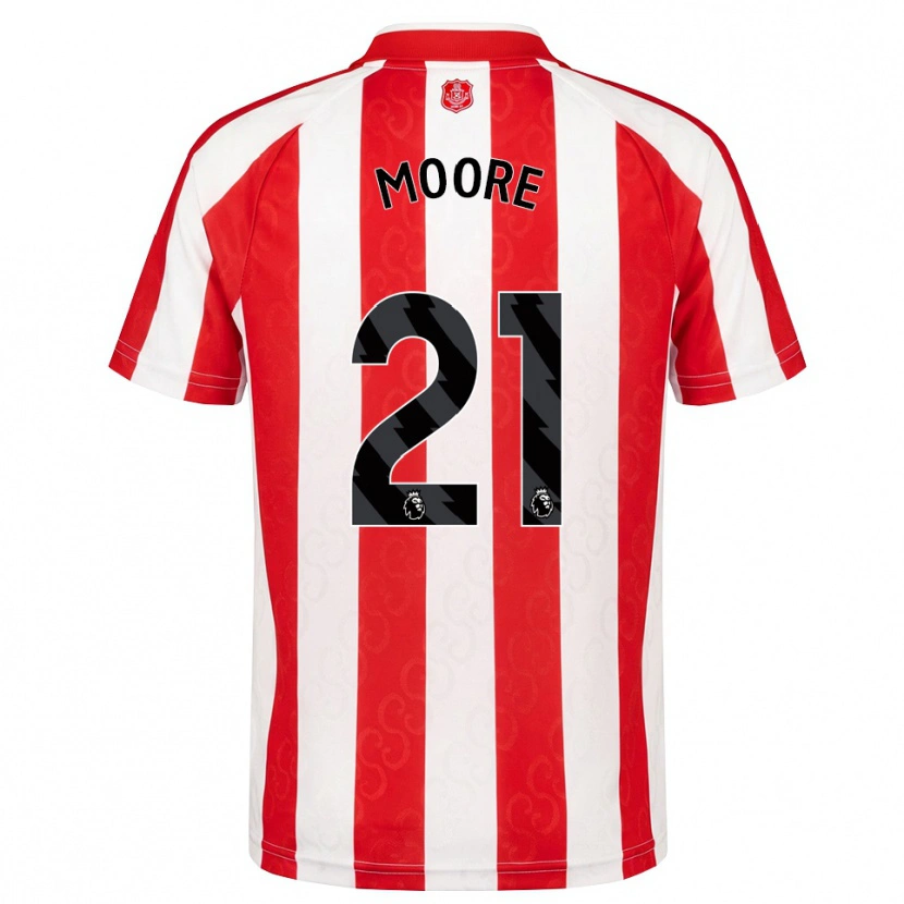 Danxen Damen Simon Moore #21 Rot Weiß Schwarz Heimtrikot Trikot 2026/27 T-Shirt Schweiz