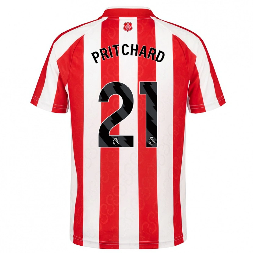 Danxen Damen Alex Pritchard #21 Rot Weiß Schwarz Heimtrikot Trikot 2026/27 T-Shirt Schweiz