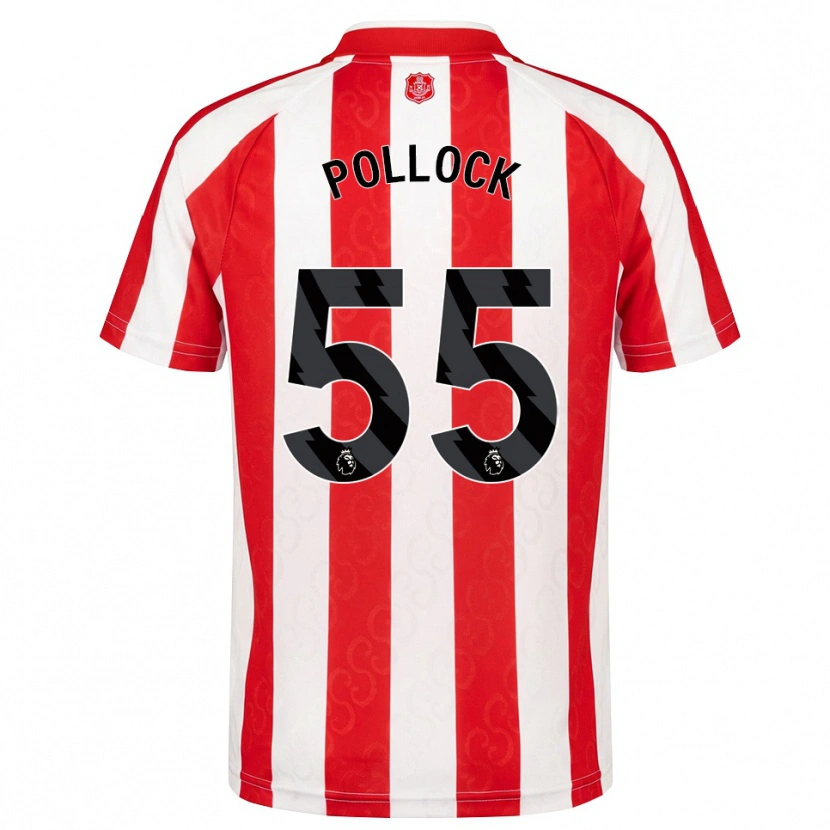 Danxen Damen Alfie Pollock #55 Rot Weiß Schwarz Heimtrikot Trikot 2026/27 T-Shirt Schweiz