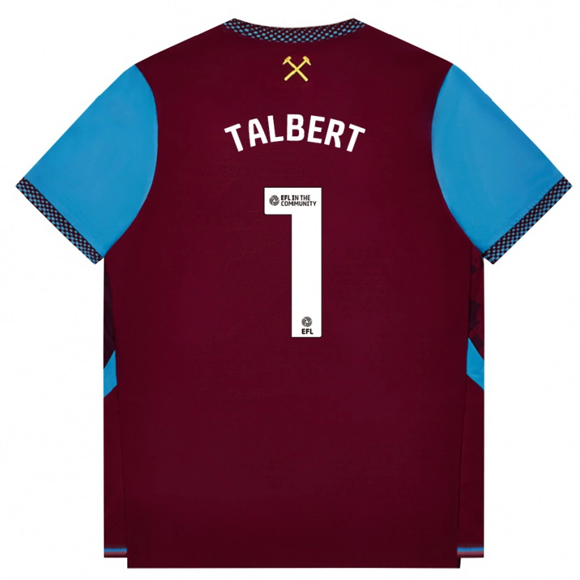 Danxen Damen Katelin Talbert #1 Burgund Kornblumenblau Heimtrikot Trikot 2026/27 T-Shirt Schweiz
