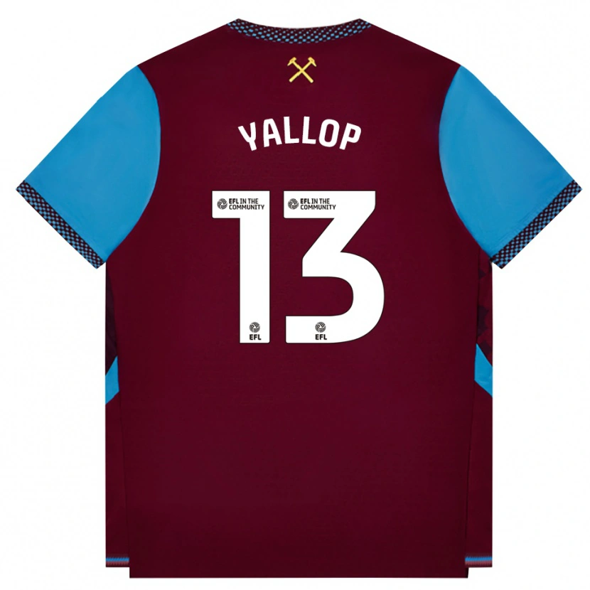 Danxen Damen Tameka Yallop #13 Burgund Kornblumenblau Heimtrikot Trikot 2026/27 T-Shirt Schweiz