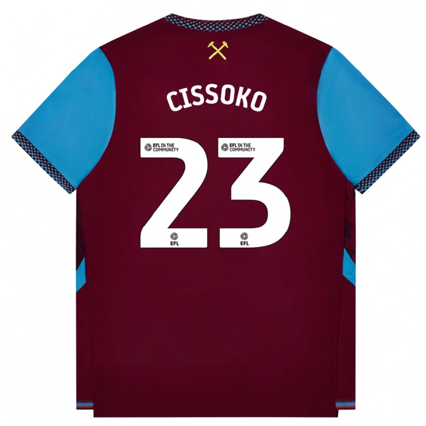 Danxen Damen Hawa Cissoko #23 Burgund Kornblumenblau Heimtrikot Trikot 2026/27 T-Shirt Schweiz
