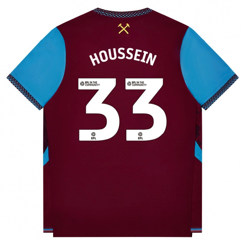 Danxen Damen Halle Houssein #33 Burgund Kornblumenblau Heimtrikot Trikot 2026/27 T-Shirt Schweiz