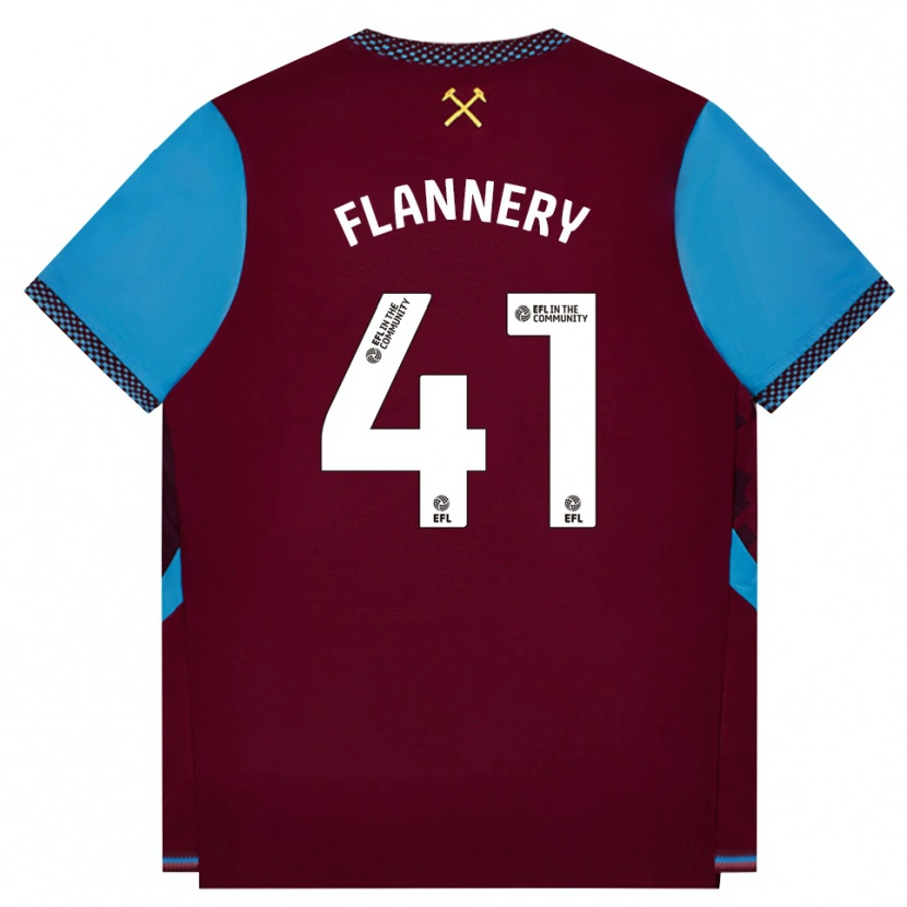 Danxen Damen Keira Flannery #41 Burgund Kornblumenblau Heimtrikot Trikot 2026/27 T-Shirt Schweiz