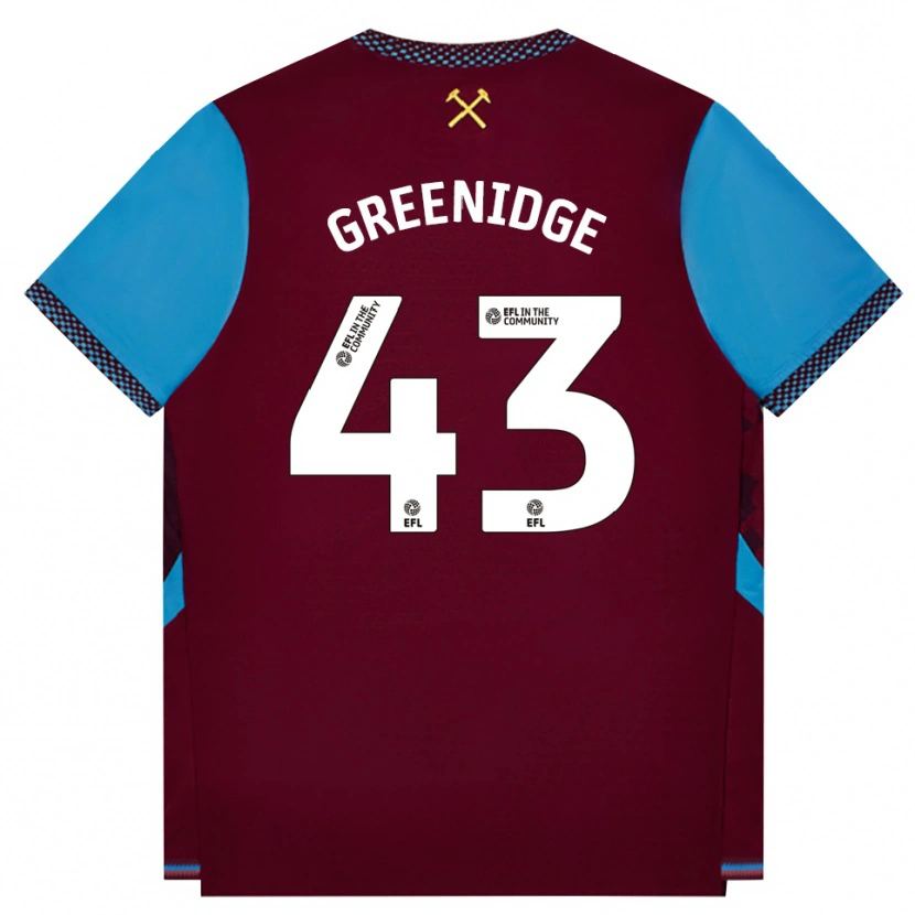 Danxen Damen Will Greenidge #43 Burgund Kornblumenblau Heimtrikot Trikot 2026/27 T-Shirt Schweiz