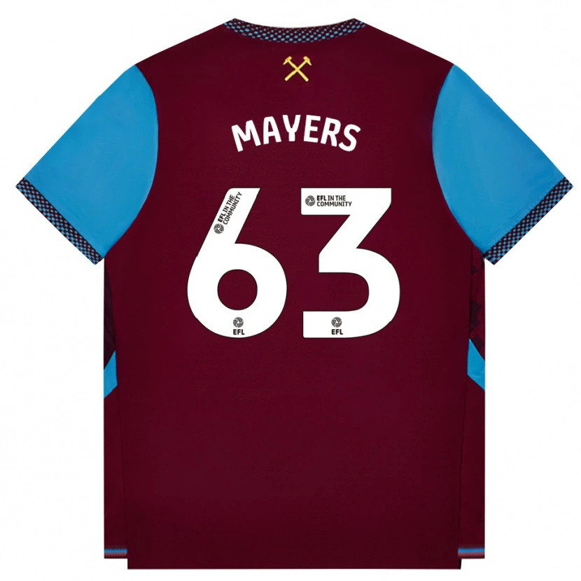 Danxen Damen Ezra Mayers #63 Burgund Kornblumenblau Heimtrikot Trikot 2026/27 T-Shirt Schweiz