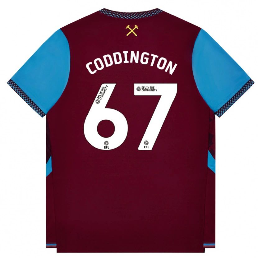 Danxen Damen Remy Coddington #67 Burgund Kornblumenblau Heimtrikot Trikot 2026/27 T-Shirt Schweiz