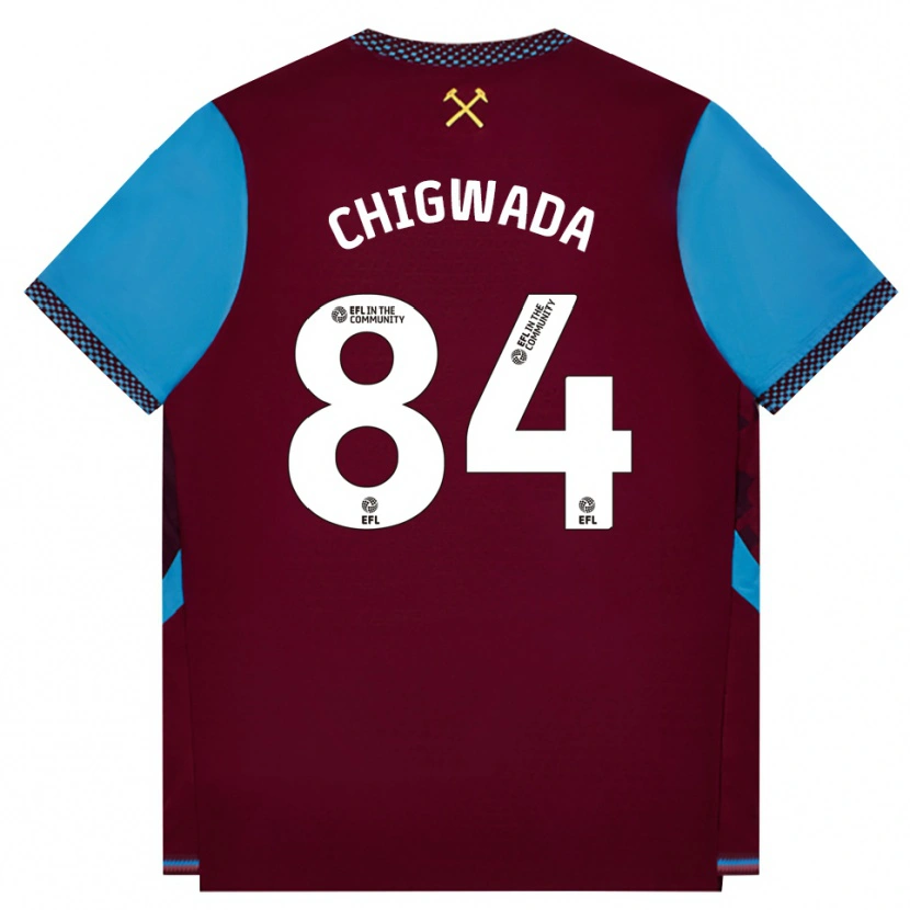 Danxen Damen David Chigwada #84 Burgund Kornblumenblau Heimtrikot Trikot 2026/27 T-Shirt Schweiz