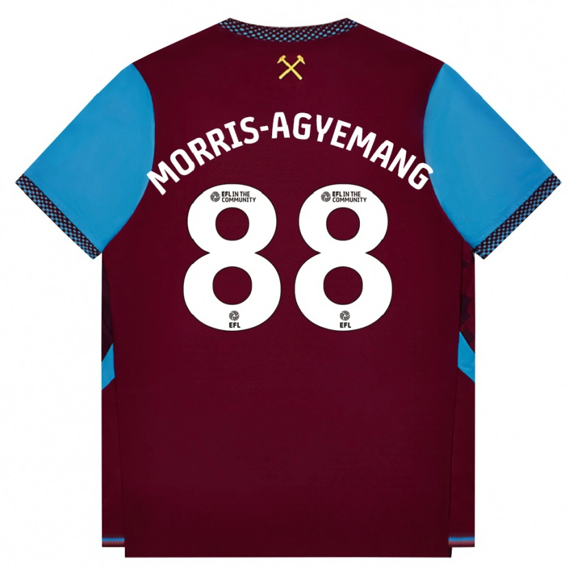 Danxen Damen Reggie Morris-Agyemang #88 Burgund Kornblumenblau Heimtrikot Trikot 2026/27 T-Shirt Schweiz