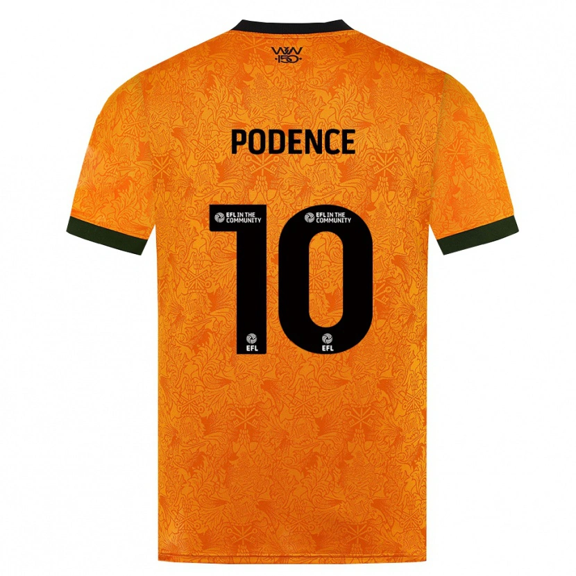 Danxen Damen Daniel Podence #10 Orange Schwarz Heimtrikot Trikot 2026/27 T-Shirt Schweiz