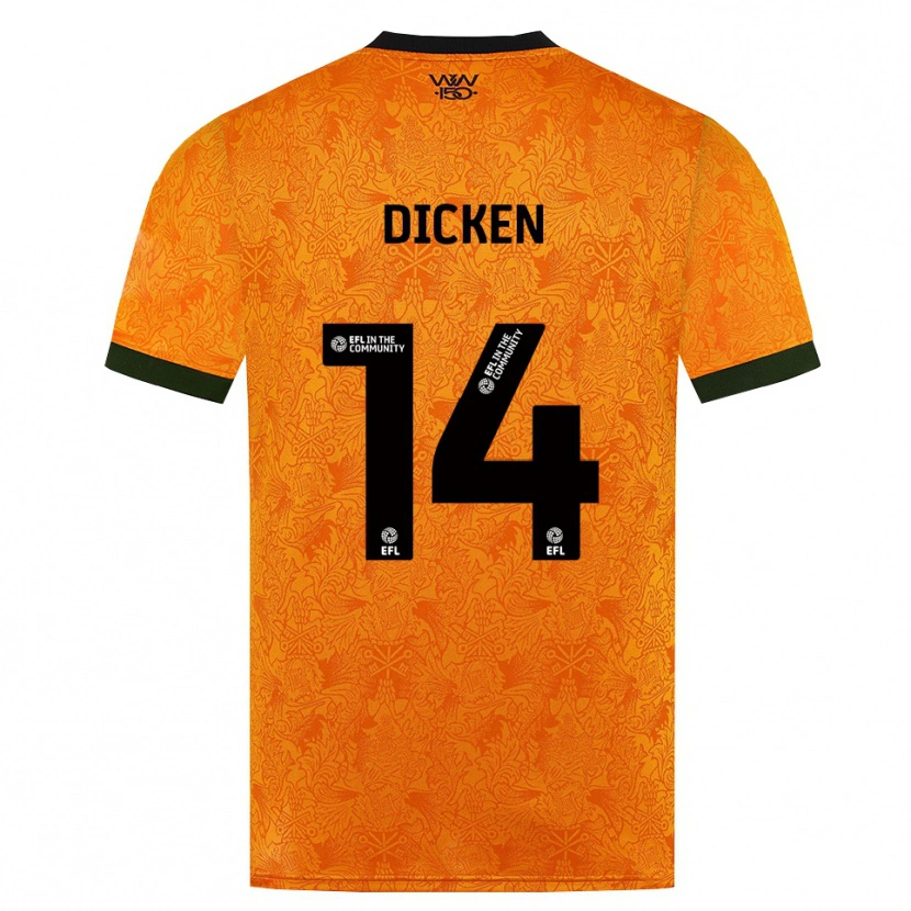 Danxen Damen Amy Dicken #14 Orange Schwarz Heimtrikot Trikot 2026/27 T-Shirt Schweiz