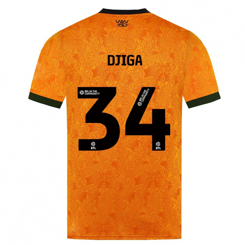Danxen Damen Nasser Djiga #34 Orange Schwarz Heimtrikot Trikot 2026/27 T-Shirt Schweiz