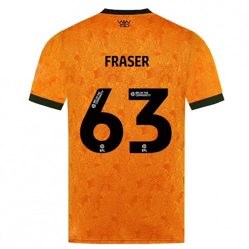 Danxen Damen Nathan Fraser #63 Orange Schwarz Heimtrikot Trikot 2026/27 T-Shirt Schweiz