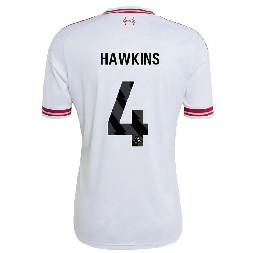 Danxen Damen Max Hawkins #4 Rot Weiß Auswärtstrikot Trikot 2026/27 T-Shirt Schweiz