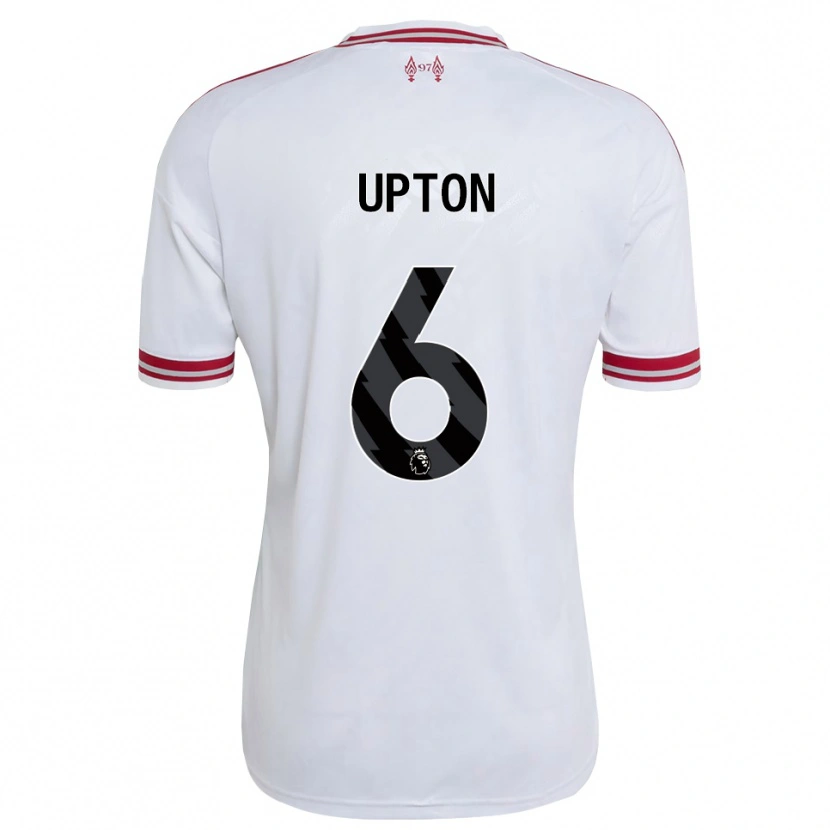 Danxen Damen Joe Upton #6 Rot Weiß Auswärtstrikot Trikot 2026/27 T-Shirt Schweiz