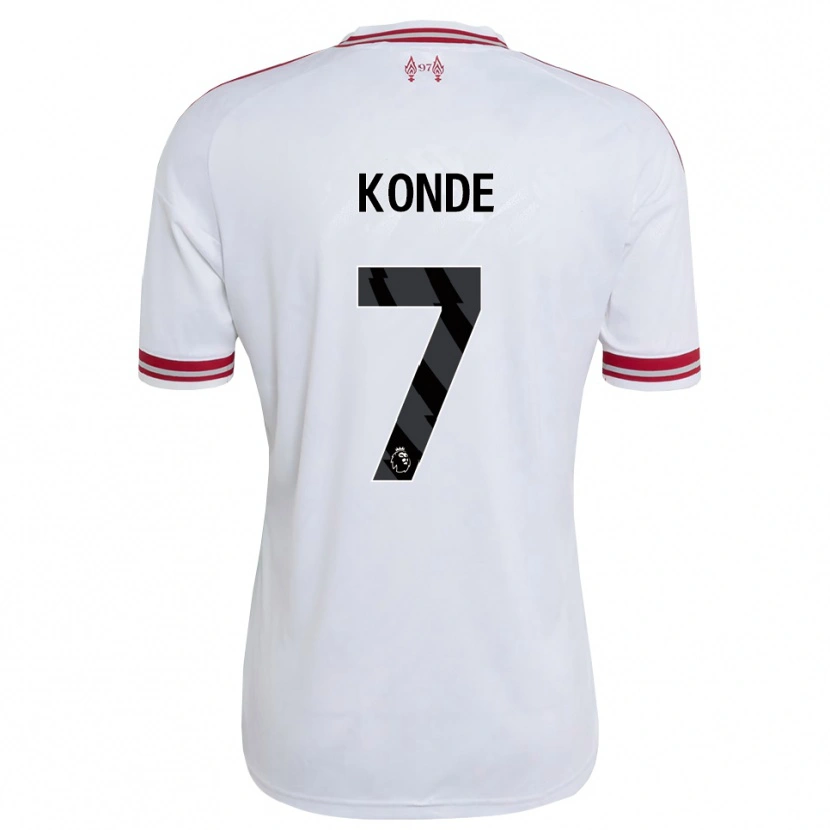 Danxen Damen Isaac Konde #7 Rot Weiß Auswärtstrikot Trikot 2026/27 T-Shirt Schweiz