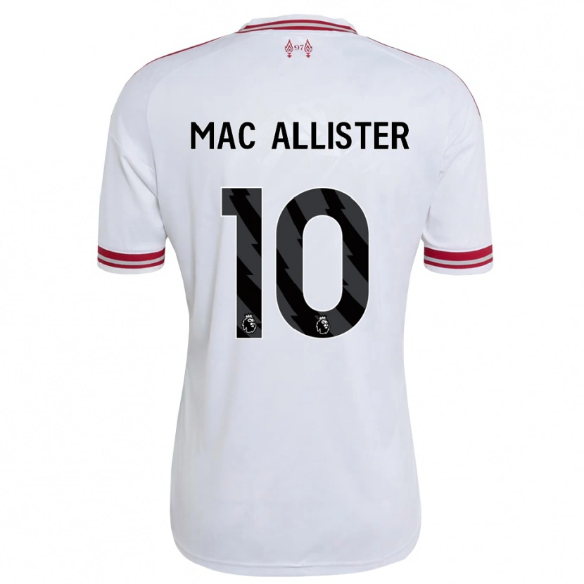 Danxen Damen Alexis Mac Allister #10 Rot Weiß Auswärtstrikot Trikot 2026/27 T-Shirt Schweiz