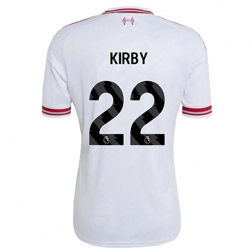 Danxen Damen Faye Kirby #22 Rot Weiß Auswärtstrikot Trikot 2026/27 T-Shirt Schweiz