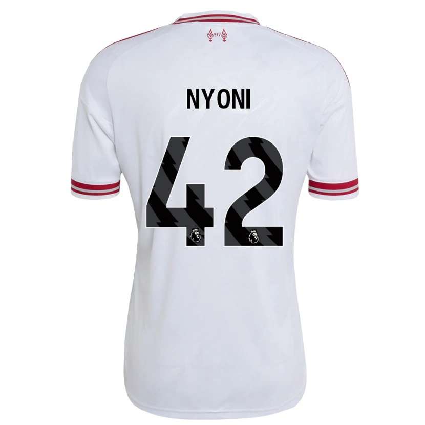 Danxen Damen Trey Nyoni #42 Rot Weiß Auswärtstrikot Trikot 2026/27 T-Shirt Schweiz