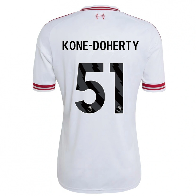 Danxen Damen Trent Kone-Doherty #51 Rot Weiß Auswärtstrikot Trikot 2026/27 T-Shirt Schweiz