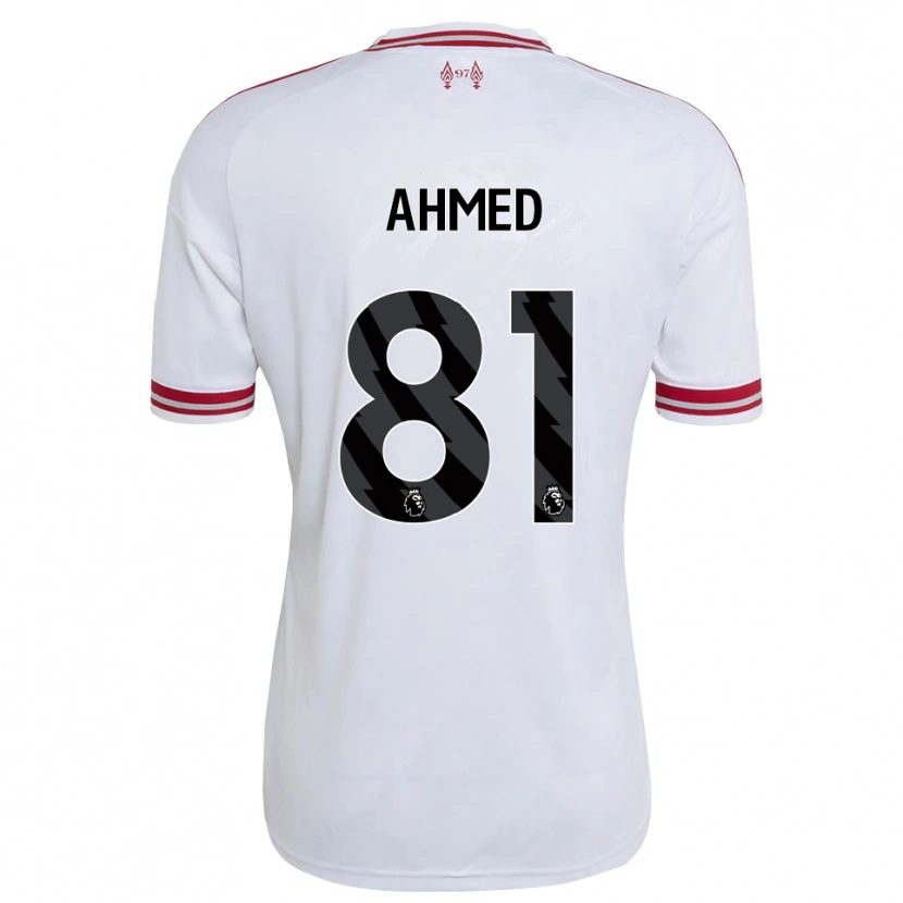 Danxen Damen Karim Ahmed #81 Rot Weiß Auswärtstrikot Trikot 2026/27 T-Shirt Schweiz
