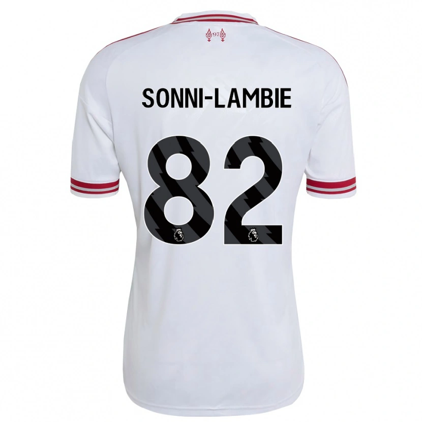 Danxen Damen Joshua Sonni-Lambie #82 Rot Weiß Auswärtstrikot Trikot 2026/27 T-Shirt Schweiz