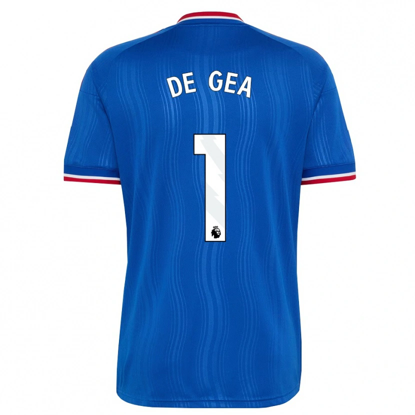 Danxen Damen David De Gea #1 Blau Weiß Rot Auswärtstrikot Trikot 2026/27 T-Shirt Schweiz