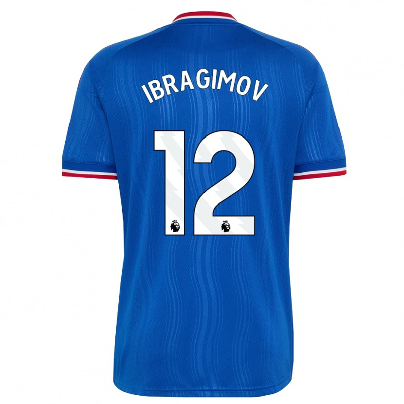 Danxen Damen Gazi Ibragimov #12 Blau Weiß Rot Auswärtstrikot Trikot 2026/27 T-Shirt Schweiz