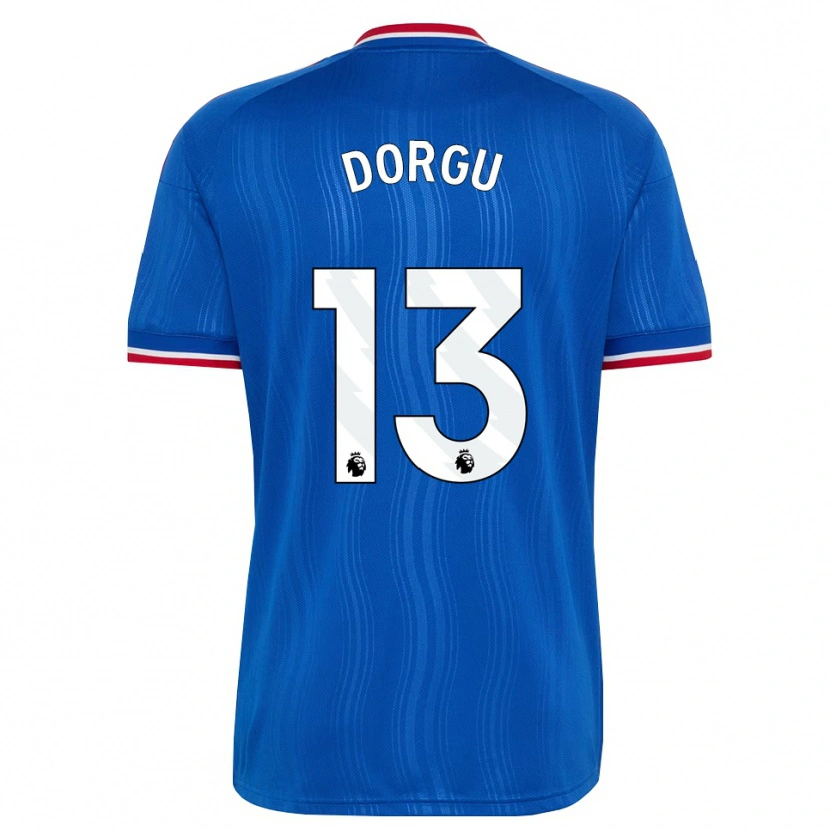 Danxen Damen Patrick Dorgu #13 Blau Weiß Rot Auswärtstrikot Trikot 2026/27 T-Shirt Schweiz