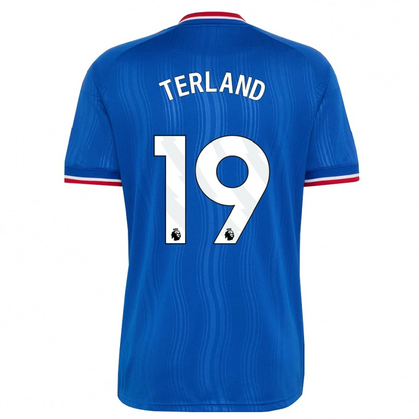 Danxen Damen Elisabeth Terland #19 Blau Weiß Rot Auswärtstrikot Trikot 2026/27 T-Shirt Schweiz