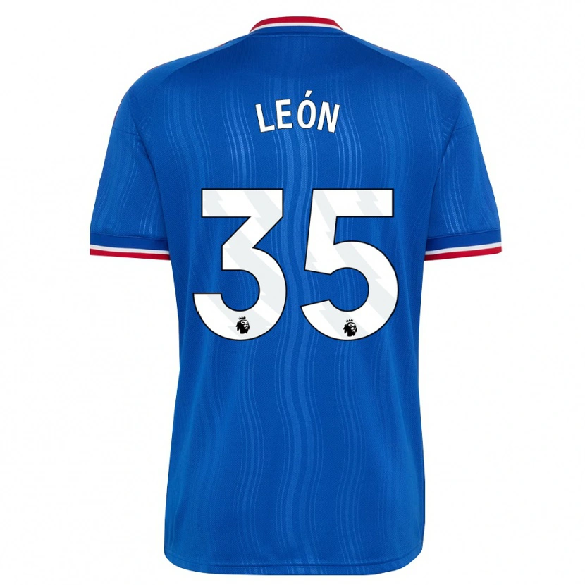 Danxen Damen Diego León #35 Blau Weiß Rot Auswärtstrikot Trikot 2026/27 T-Shirt Schweiz