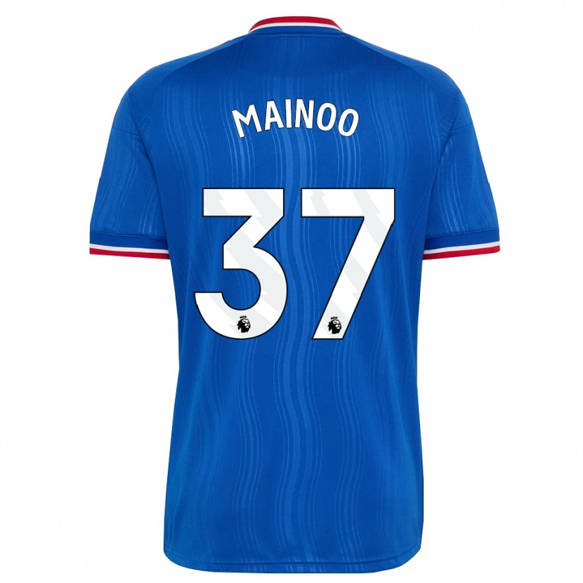Danxen Damen Kobbie Mainoo #37 Blau Weiß Rot Auswärtstrikot Trikot 2026/27 T-Shirt Schweiz