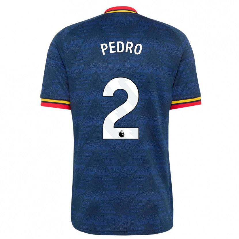 Danxen Damen Angelinou Pedro #2 Mitternachtsblau Gelb Rot Auswärtstrikot Trikot 2026/27 T-Shirt Schweiz