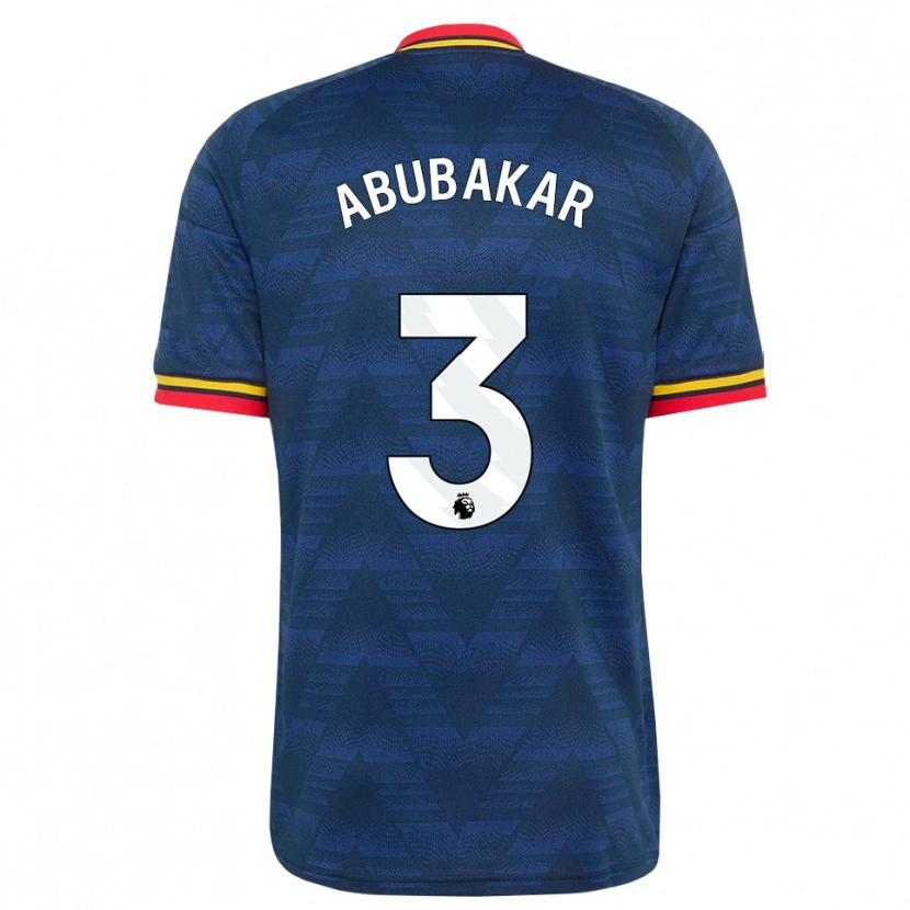 Danxen Damen Hakeem Abubakar #3 Mitternachtsblau Gelb Rot Auswärtstrikot Trikot 2026/27 T-Shirt Schweiz