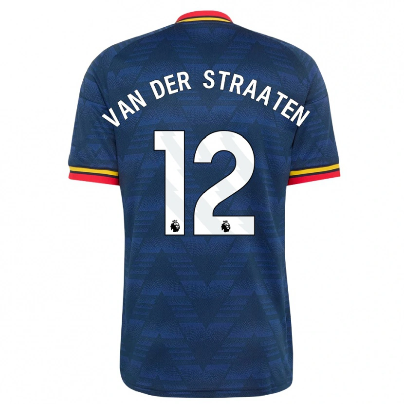 Danxen Damen Zachary Van Der Straaten #12 Mitternachtsblau Gelb Rot Auswärtstrikot Trikot 2026/27 T-Shirt Schweiz