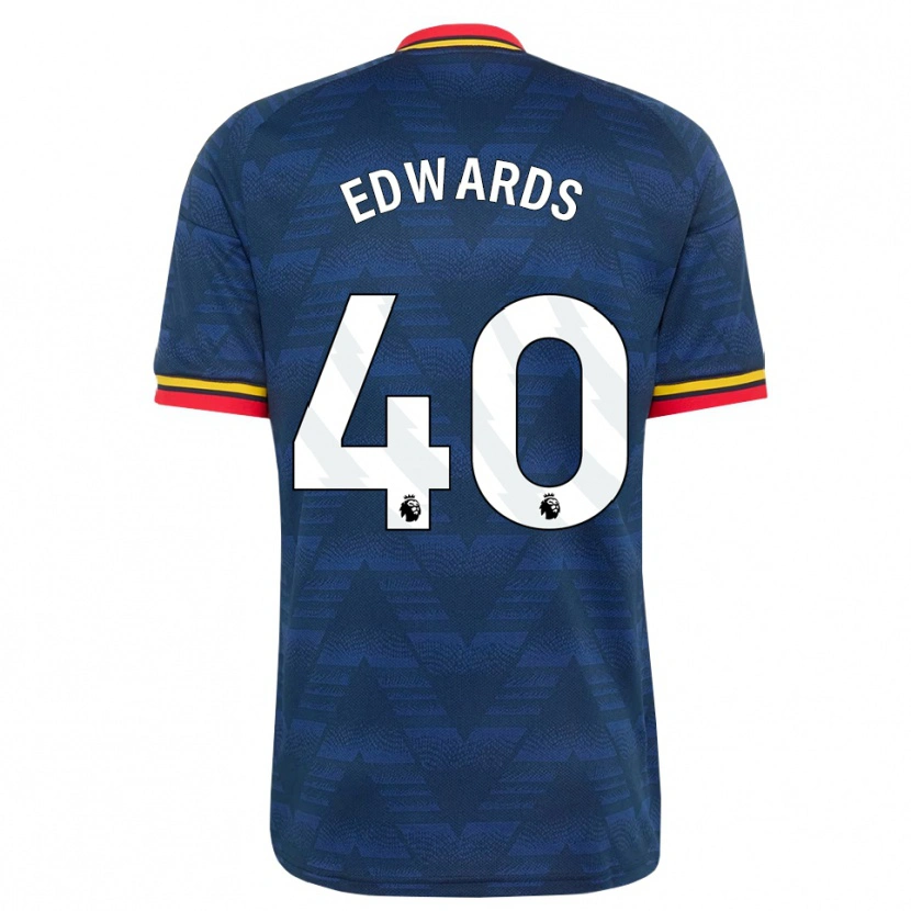Danxen Damen Khayon Edwards #40 Mitternachtsblau Gelb Rot Auswärtstrikot Trikot 2026/27 T-Shirt Schweiz