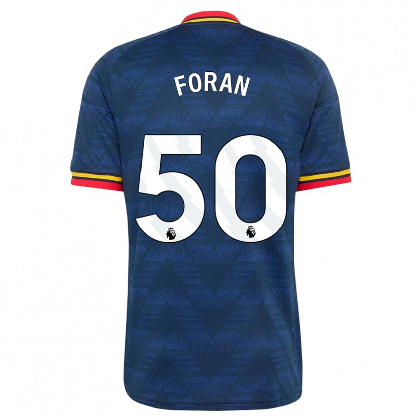 Danxen Damen Taylor Foran #50 Mitternachtsblau Gelb Rot Auswärtstrikot Trikot 2026/27 T-Shirt Schweiz