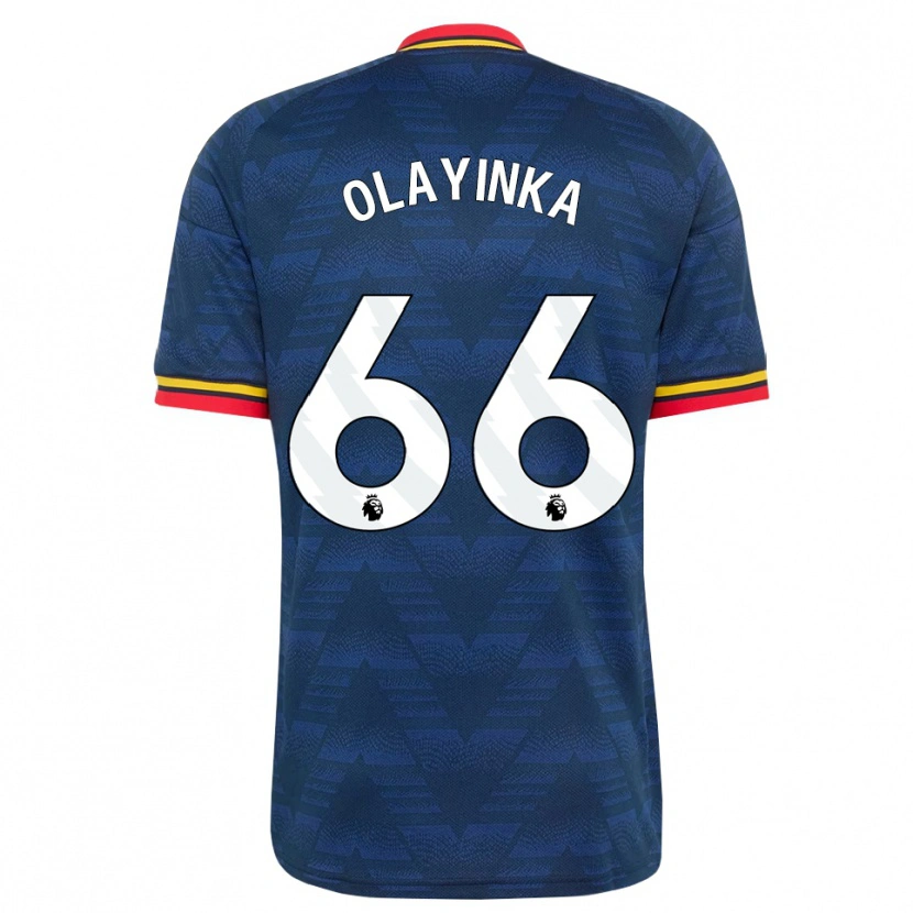 Danxen Damen James Olayinka #66 Mitternachtsblau Gelb Rot Auswärtstrikot Trikot 2026/27 T-Shirt Schweiz